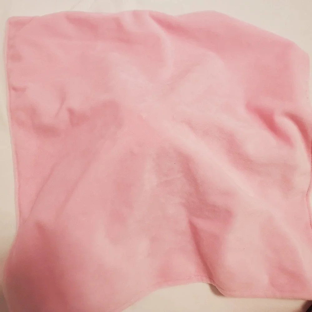 Koala Baby Girls Plush Snowman Security Blanket Pink and White Lovey Christmas